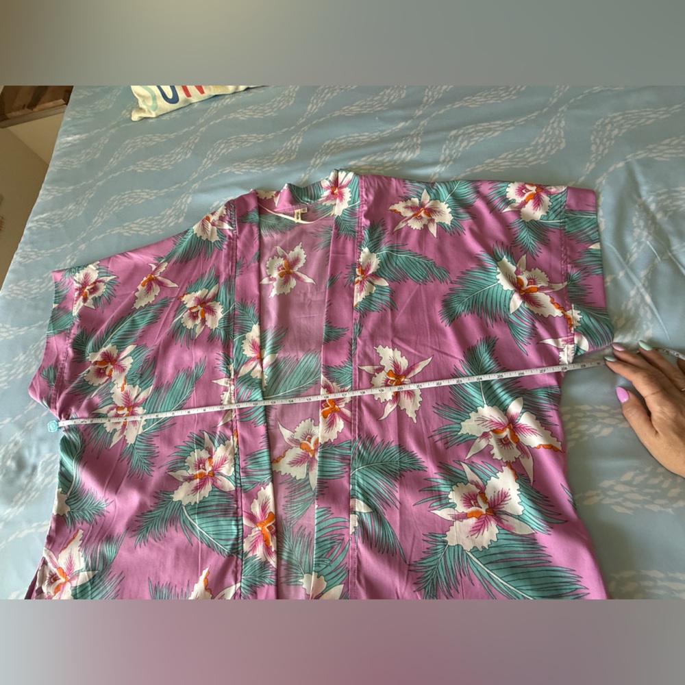 Rip Curl Pink Tropical Leaf shirt - Picture 9 of 9